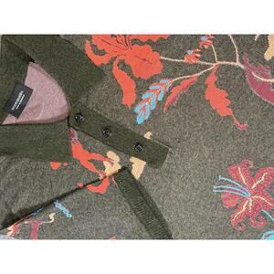 Scotch & Soda Men's Floral Pattern Knit Polo Shirt - Size XXL Short Sleeve